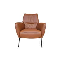 Nieuw - Prominent E-101 Fauteuil - Bruin - Leder - Design