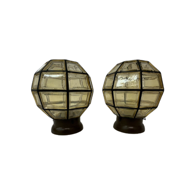 Set Of 2 Limburg Glashutte Germany Ceiling Lamps , 1960’S