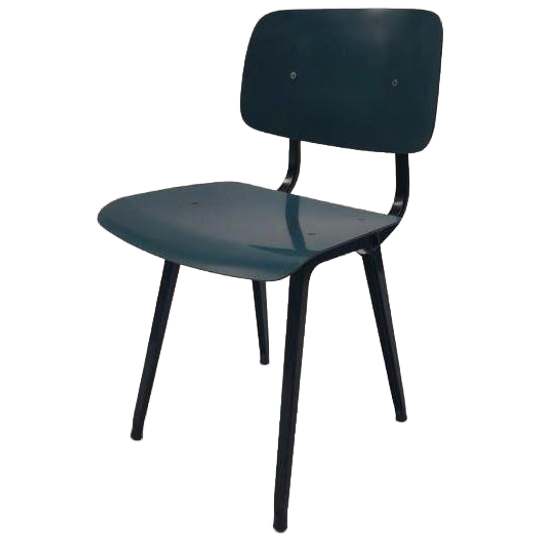 Vintage Blauwe Revolt Stoel Friso Kramer Ahrend De Cirkel 1