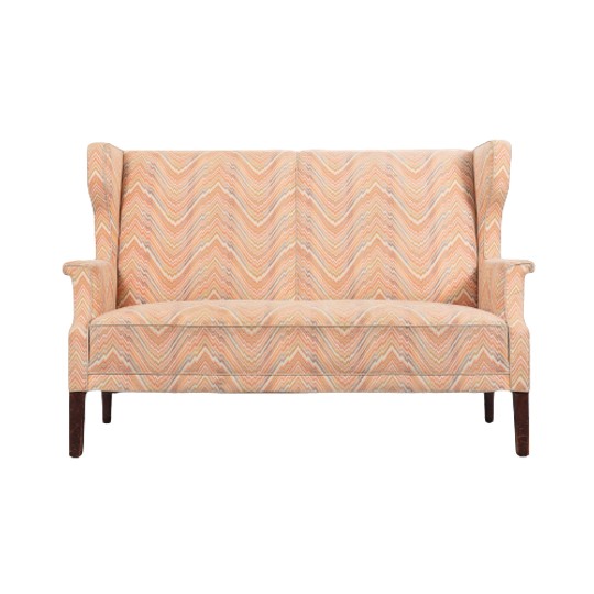 Danish Modern Wing Sofa / Bank From 1960’s 1