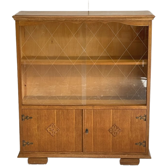 Vintage Vitrinekast Wandkast Buffet Jaren 60 1