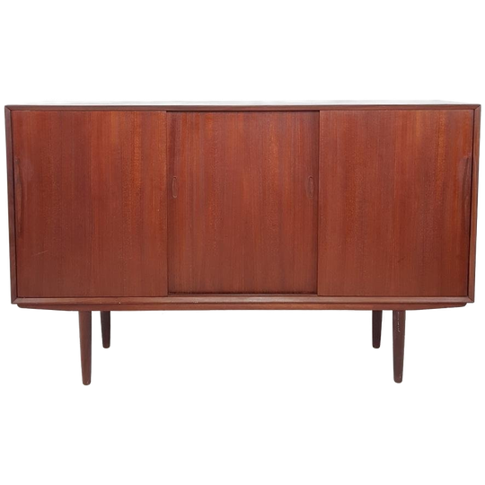 Vintage Deens Highboard | Teak Dressoir Grote Kast 1