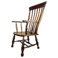 Antieke 19E Eeuws Windsor Chair