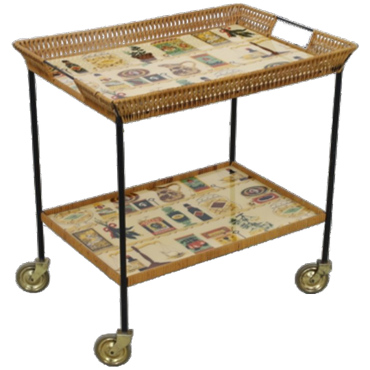 Vintage Serveerwagen Trolley, 1960s 1