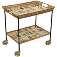 Vintage Serveerwagen Trolley, 1960s