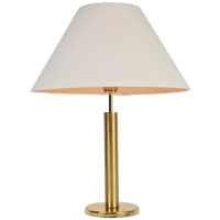 Vintage Deknudt Tafellamp Messing Regency Belguim 1970