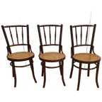 Set Van 3 Thonet-stijl Caféstoelen thumbnail 1