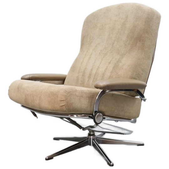 Vintage Fauteuil | Draaifauteuil | Buisframe 1