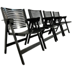 4 Rex Folding Chairs Design Nico Kralj For Stol thumbnail 1