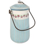Antieke Emaille Opbergpot thumbnail 1