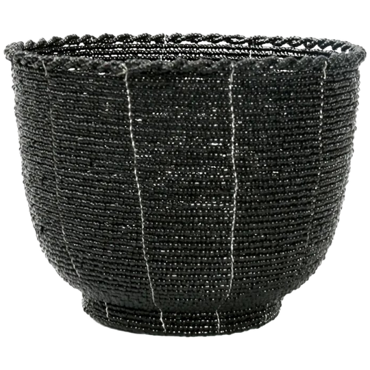 Bazar Bizar | De Beaded Snoepschaal - Zwart - M 1