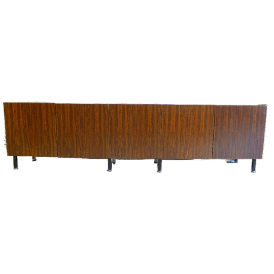 Mooie Vintage Palissander Lowboard Tv Kast Dressoir 249 Cm 1