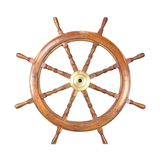 Houten Scheepsstuur / Stuurwiel 1