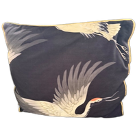 Hd Collection, Kussen Met Kraanvogel Print