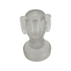 Paperweight Glas - Olifant - Gesatineerd Glas - 70S thumbnail 1