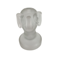 Paperweight Glas - Olifant - Gesatineerd Glas - 70S