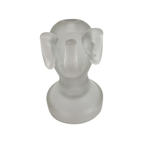 Paperweight Glas - Olifant - Gesatineerd Glas - 70S