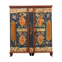 Antieke Beschilderde Bruidskast 1789