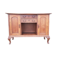 Antieke Commode Art Deco Kastje Vintage Dressoir Queen Anne