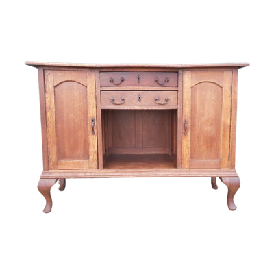 Antieke Commode Art Deco Kastje Vintage Dressoir Queen Anne