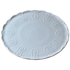 Vintage White Porcelain Serving Plate thumbnail 1