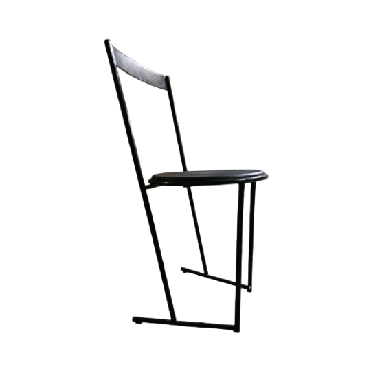Emilio Nanni Musmé / Postmodern Chair Carre For Fly Line / 1984 1