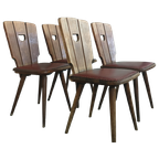 Brutalist Pubstoelen Jaren 50 (Diverse Soorten, Meerdere Beschikbaar) thumbnail 1