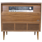 Vintage Gründig Muziekmeubel, Radiokast thumbnail 1