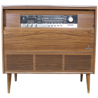 Vintage Gründig Muziekmeubel, Radiokast