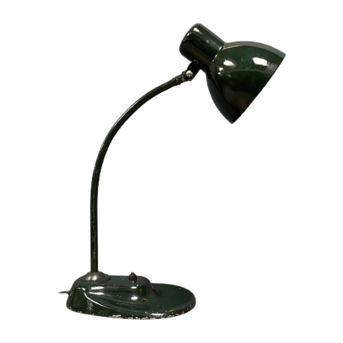 Donkergroene Kandem Bureaulamp Model 1087