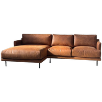 !!Actie!! Livin24 Hoekbank Denver Cognac