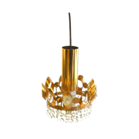Vintage Lamp Hanglamp Jaren 60 Kleine Kroonluchter Palwa