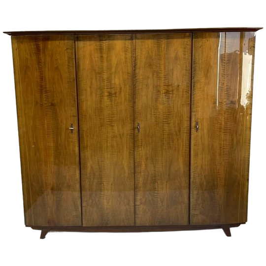 Vintage Mid-century Kledingkast Demontabel Hang/leg 1