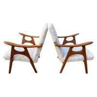 Set Van 2 Vintage Relax Stoelen