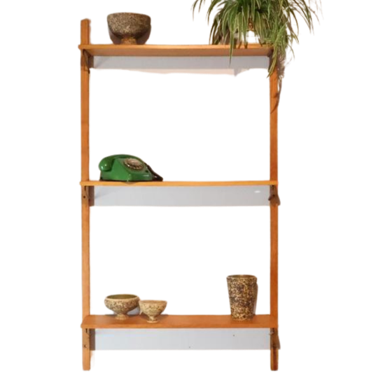 Vintage Wandsysteem Teak Denemarken 1
