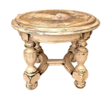 Hout Tafel In Roze / Vintage Look Salontafel/ Uniek Handbeschilderde Tafel thumbnail 1