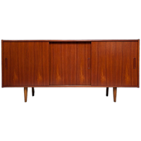 Vintage Lowboard Uit De Jaren 60, Deens Midcentury Dressoir