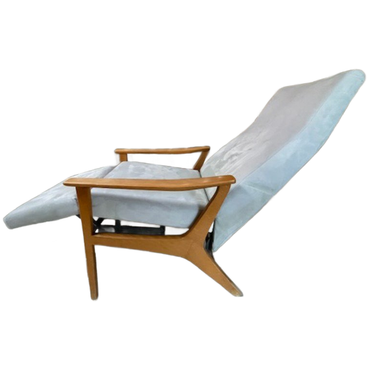 Vintage Mid-Century Jaren 60 Fauteuil - Met Lounge Reclainer Function 1