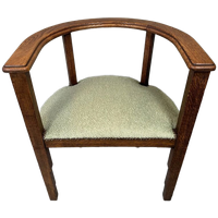 Originele Art Deco Stoel – Eik