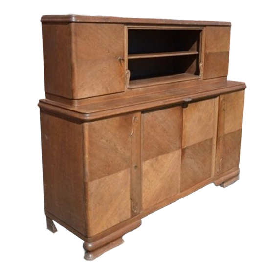 Duitse Biedermeier Buffetkast Of Dressoir 1