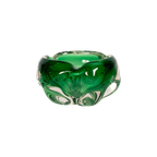 Chřibská - J. Hospodka - Asbak - Schaal - Glas - Kristal - 60'S thumbnail 1