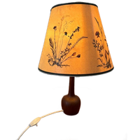 Vintage Houten Tafellamp / Verlichting