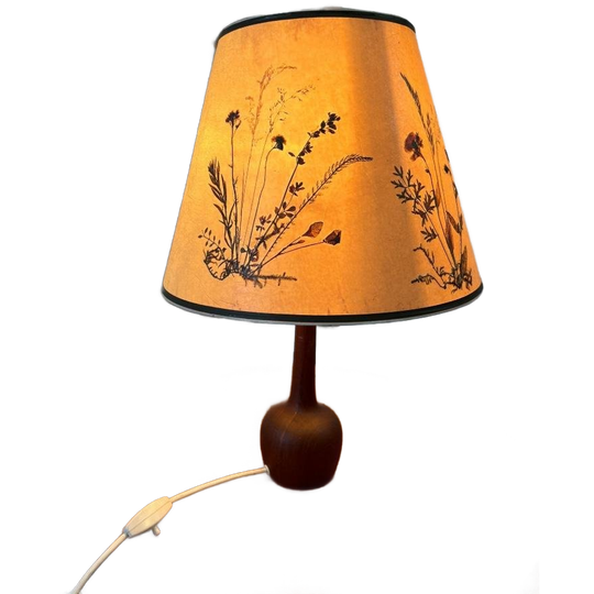 Vintage Houten Tafellamp / Verlichting 1