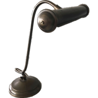 Leuke Vintage Metalen Bureaulamp Metaal Messing Kleur