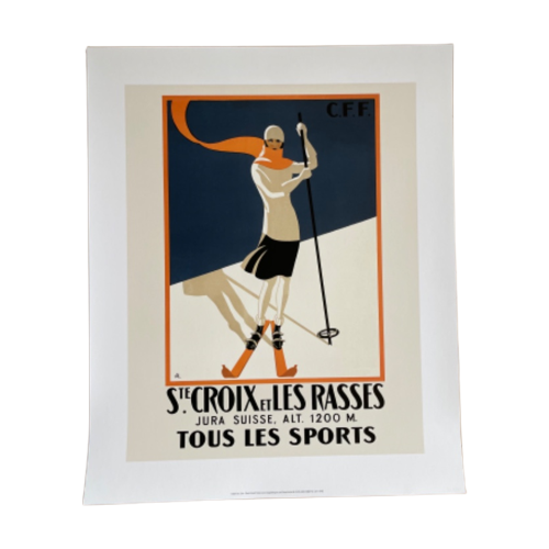 Ste.Croix-Classic French Poster, 2024 Printed In The Uk