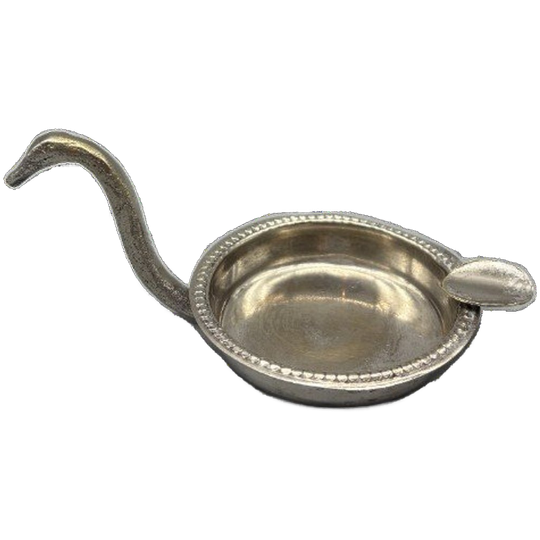 Asbakje Art Deco Verzilverde Zwaan 1