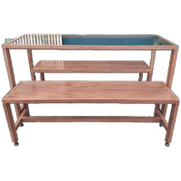 Hoge Glazen Tafel Presentatietafel Winkeldisplay Toonbank