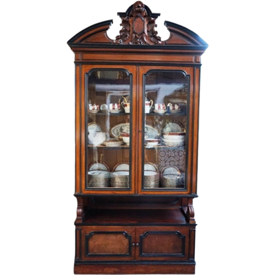 Biedermeier Vitrinekast 1