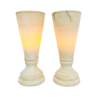 Set Vintage Albasten Lampen Spanje