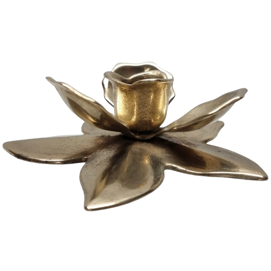 Vintage Lotus Kandelaar 1